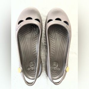 Olivia Brown Rhinestone Crocs